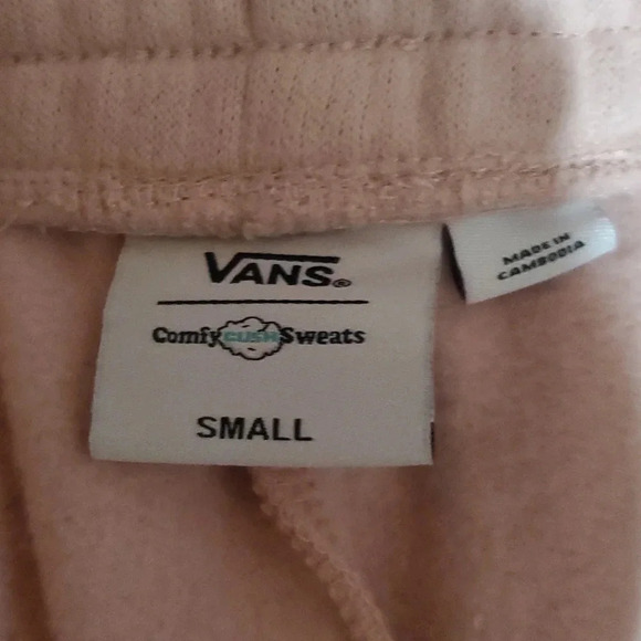 VANS NWT Pink Sweat Shorts - Picture 4 of 5
